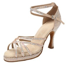 Woman Ballroom Latin Dance Shoes Tango High Heels Dance Sneakers Sandals