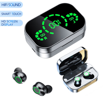 Bluetooth Wireless Earbuds Headset Powerbank/Mirror for iPhone 12/13 Android TWS