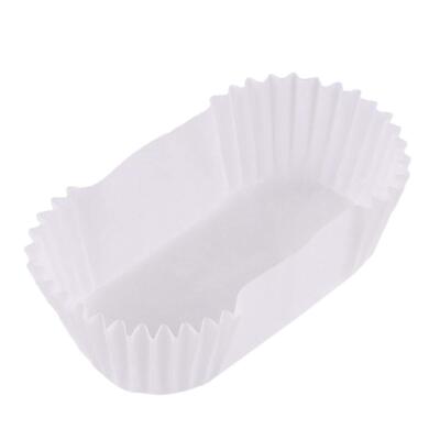 1000 Pcs Oval Cake Paper Tray High Temperature Baking Cups Grease Proof