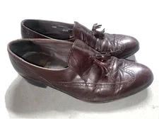 VTG Embassy Collection by Hanover dress shoes men’s 9.5 tassels leather brown