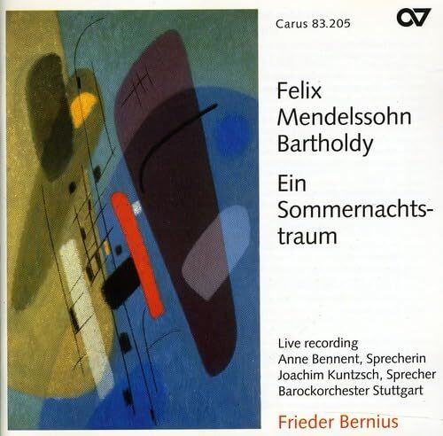 MENDELSSOHN,FELIX Ein Sommernachtstraum Midsummer Night's Dream (CD)