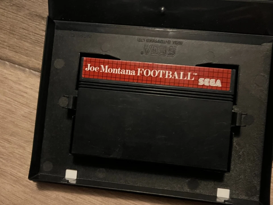 Joe Montana Football (Sega Master System, 1990) CIB WITH MANUAL - Image 3 of 4