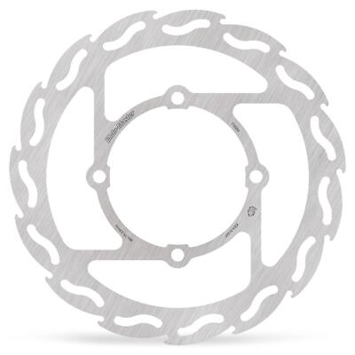 Moto Master Front Fixed Brake Disc Flame For Kawasaki KLX 250 SF 2009-2014