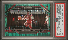 2023 PRIZM DRAFT PICKS WIDESCREEN #9 BRANDON MILLER GREEN PULSAR PSA 10 💎💎💎💎