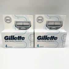 Gillette Skinguard For Sensitive Skin Razor Blade Refills 4 Cartridges 2 Pack