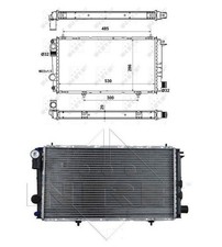 Radiateur Citroen C15