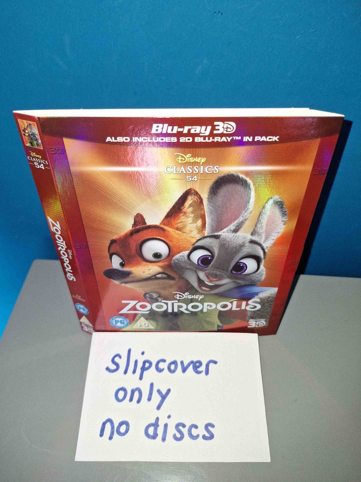 Zootropolis (Blu-ray, 2016) SLIPCOVER ONLY - OFFER BUY 5 GET 1 FREE