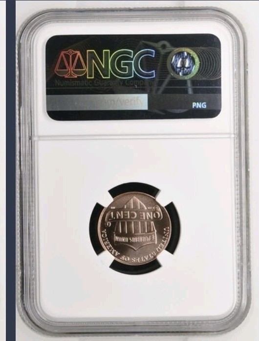 Old Coin Company エディsilver925 Dカン 長財布 2025 D Lincoln SHIELD 1c Cent Penny NGC MS68 RD First Day Issue