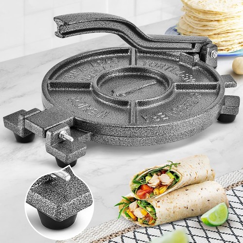 Stilvolle ARC 10,4" Tortilla Maschine - Langlebiges Gusseisen mit Backpapier Set - Bild 3 von 8