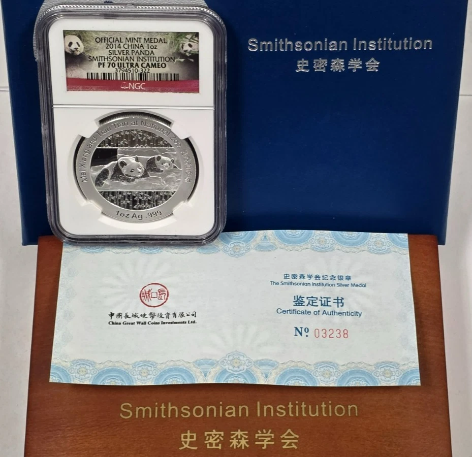 Chinese Panda NGC 2014 Silver Bullion Coins for sale | eBay