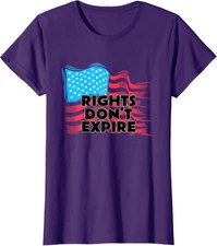 Rights Don't Expire July 4th Defend The Constitution Ladies' Crewneck T-Shirt