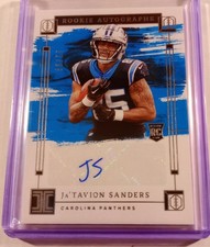 2024 Impeccable Ja'Tavion Sanders Rookie Rc Auto 23/99 Card #RA-JSS Panthers