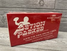 1991 Action Packed Rookie Update Series Football Box Factory Sealed 24 Packs
