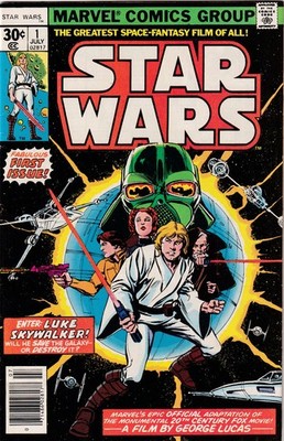 Star Wars #1 30 Cent Variant (1977)-8 AVAILABLE-ALL UNREAD BRILLIANT COPIES!!