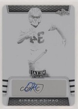 2019 Leaf Metal Draft Printing Plate Black 1/1 Damien Harris #BA-DH1 Auto uk2
