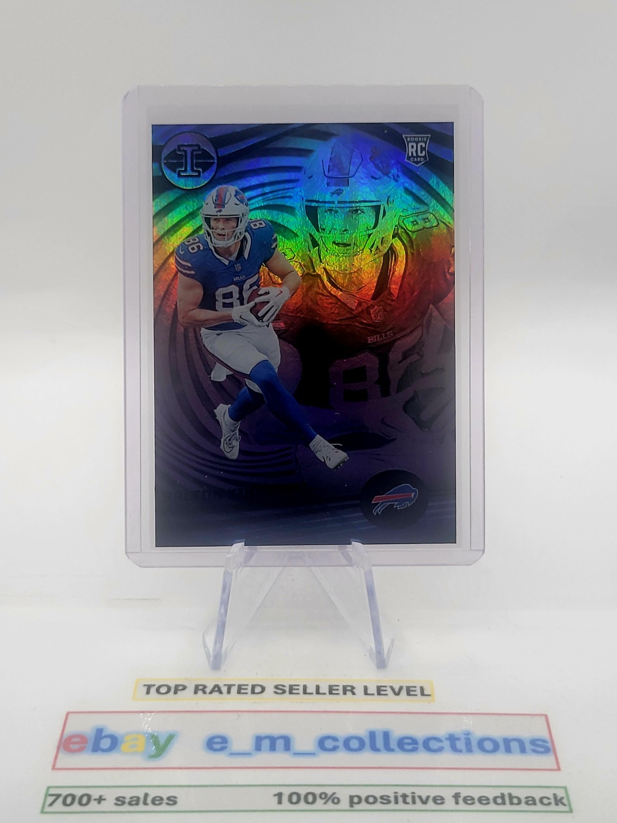 DALTON KINCAID 2023 Panini Illusions ROOKIE Card #13 Buffalo Bills MT-GEM MT