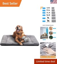 Comfortable 42-Inch Dog Crate Pad for Large Breeds - Washable  Durable Design
