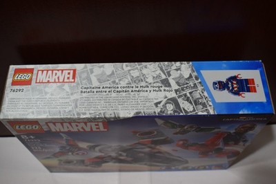 LEGO Marvel 76292 Captain America vs Red Hulk Battle 223 Pcs New