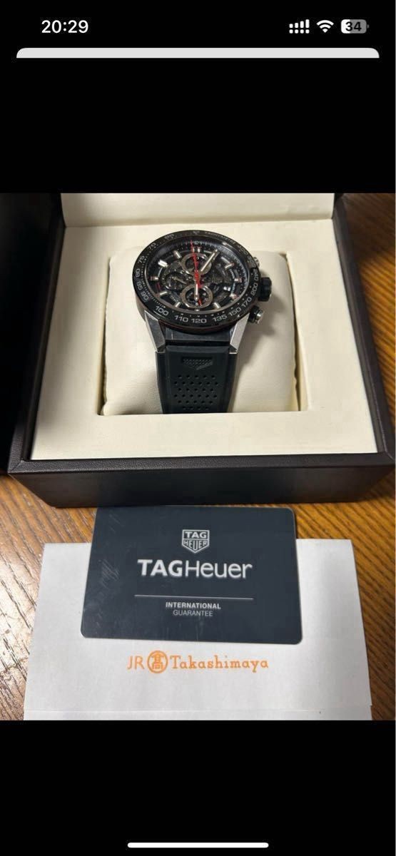 TAG Heuer Carrera Black Dial Men's Chronograph Watch