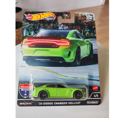 Hot Wheels Car Culture Premium  20 Dodge Charger Hellcat grün/schwarz HCK04