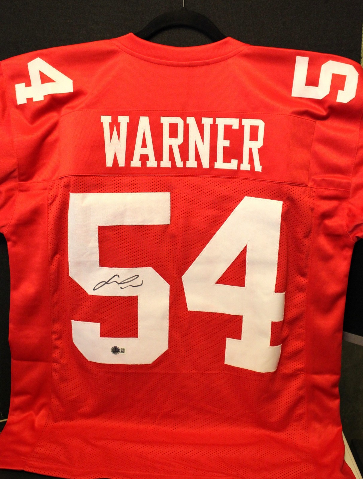 Fred Warner Signed San Francisco 49ers Custom #54 Jersey Beckett COA