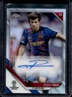 2021 Topps Chrome UEFA Riqui Puig Auto #CA-RP Barcelona