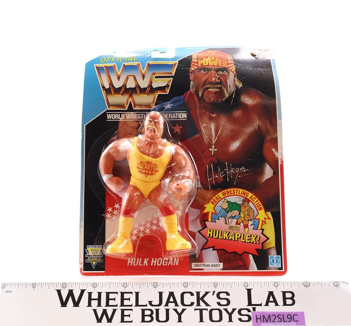 Hulk Hogan Hulkaplex WWF Wrestling 1991 Hasbro Action Figure NEW