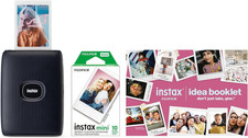 FUJIFILM Instax Mini Link 2 Smartphone Printer Bundle 2025 - Space Blue