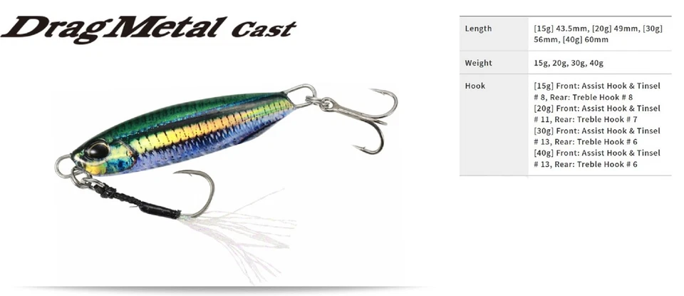 Duo Metall Jig Drag Metall Cast 30 Gramm PNA0534 (4738) - Bild 3 von 4