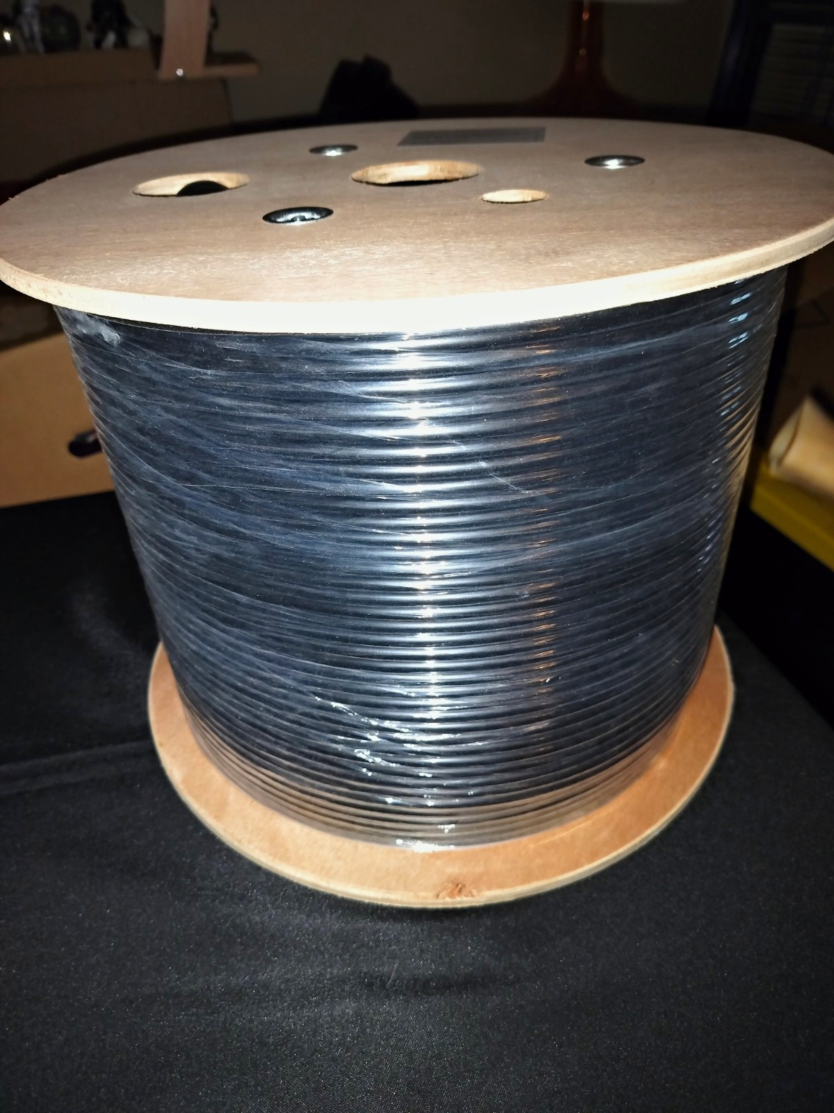 Comzon C2117 1000FT 12 Strand OS2 Singlemode Fiber Optic Cable OFNP Plenum G652.