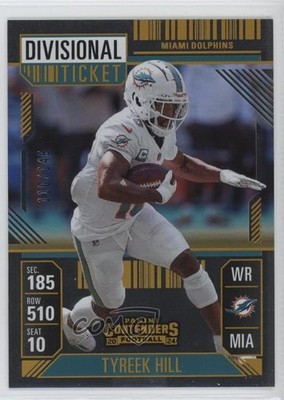 2024 Panini Contenders Divisional Ticket 110/149 Tyreek Hill #62 0c6