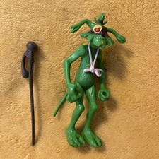 1985 Vintage Star Wars EWOKS CARTOON DULOK SHAMAN Action Figure COMPLETE W Staff