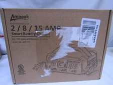 Ampeak 2/10/15A Smart Battery Charger/Maintainer 12V FullyAutomatic winter mode