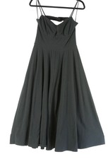 NEW, Reformation Serene Knit Dress in Black SZ L #RF234