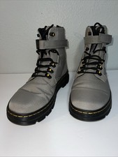 Dr. Martens Combs Tech Ii Poly Casual Boots Mens Size 8 Gray