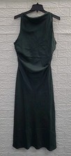 New Quince Washable Stretch Silk High Rise Midi Dress Women's US Size L