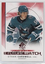 2024-25 SP Authentic Future Watch Limited Red Ethan Cardwell #187 1pa2