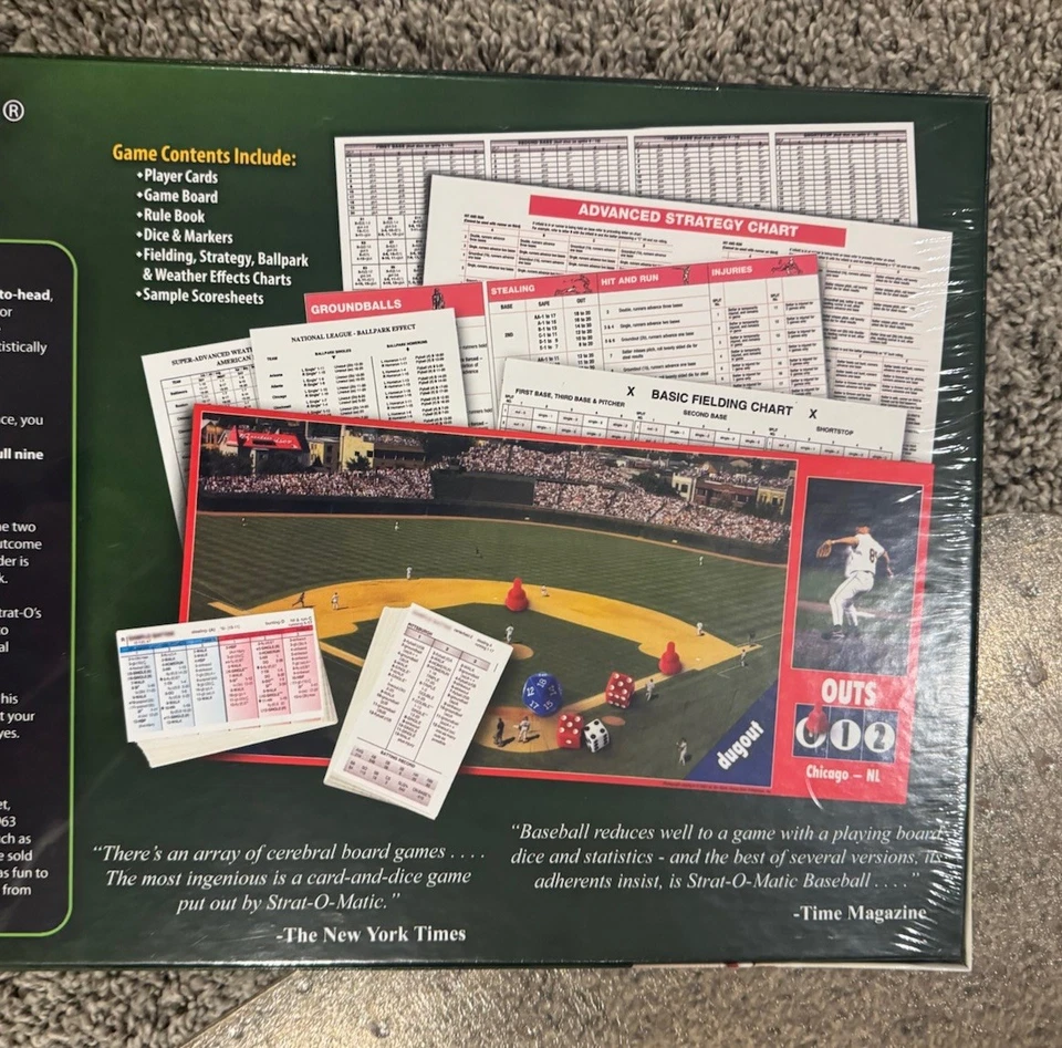STRAT-O-MATIC BASEBALL BOARD GAME - brand new!  - Image 4 of 4