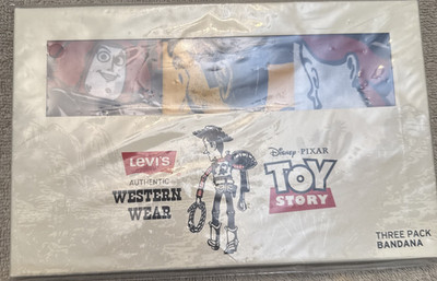 New Levi's X Toy Story 3pk Bandana Limited Edition Box Set