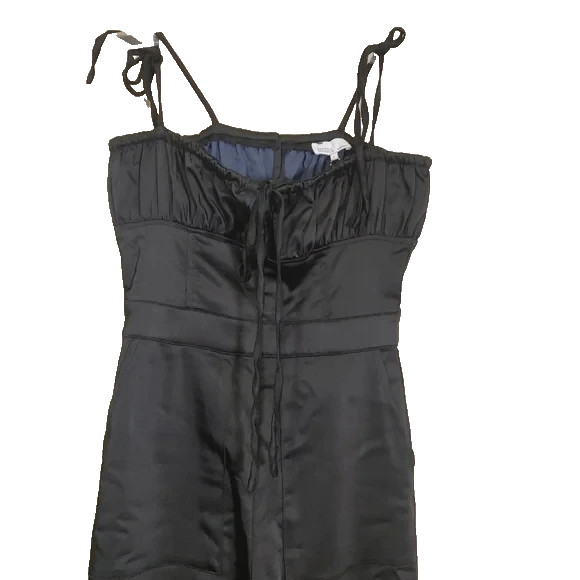 Danielle Bernstein Pull On Stretch Black Satin Ju… - image 11