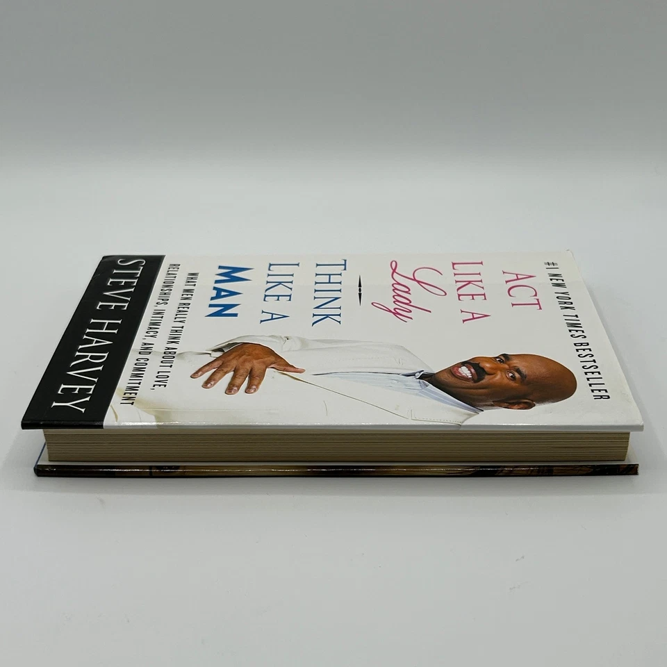 Act Like a Lady Think Like a Man Steve Harvey Hardcover Relationship Love Advice - Image 3 of 4
