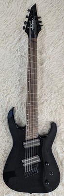 Jackson Dinky Series Arch Top DKAF7 7-String Guitar w/Fanned Frets, Black