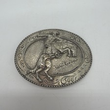 Western Rodeo Cowboy Belt Buckle The Bronc Buster by Frederic Remington