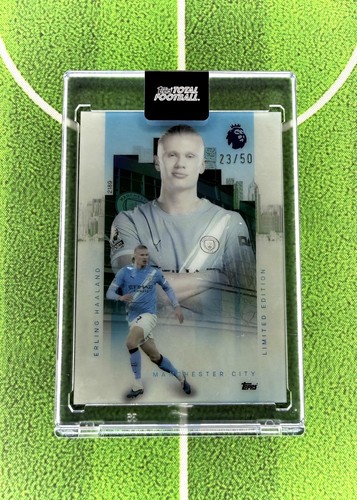 2025-26 Topps Total Football Erling Haaland Limited Edition /50 SEALED Man City