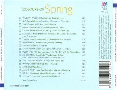 COLORS OF SPRING: CLASSICAL MUSIC TO BRIGHTEN YOUR DAY NEW CD