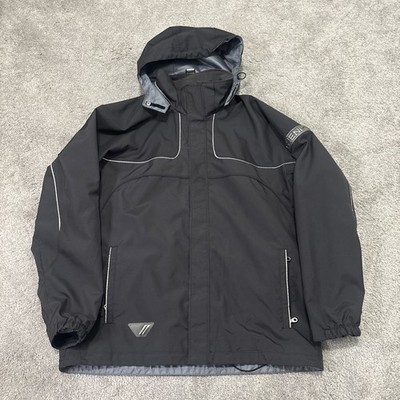 Phenix Sports Ski Jacket Hooded Dark Gray Size Large USA Germany