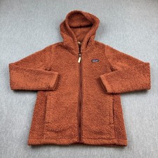 Patagonia Jacket Los Gatos Jacket Girls Large 12 Brown Fleece Hoody 65485