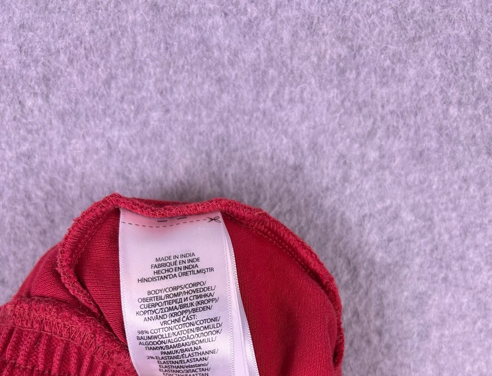 Bermuda Polo Ralph Lauren Menina 6 Bolsos com Cordão Vermelho Fenda Conforto Logotipo Clássico - Imagem 4 de 4