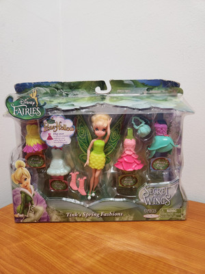 Disney Fairies Pixie Hollow Tink's Spring Fashions Doll & Accessories RARE NIB