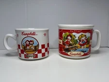 Vintage Campbell’s Soup Mugs x 2 - Summer Mmm Good - Houston Harvest 2000